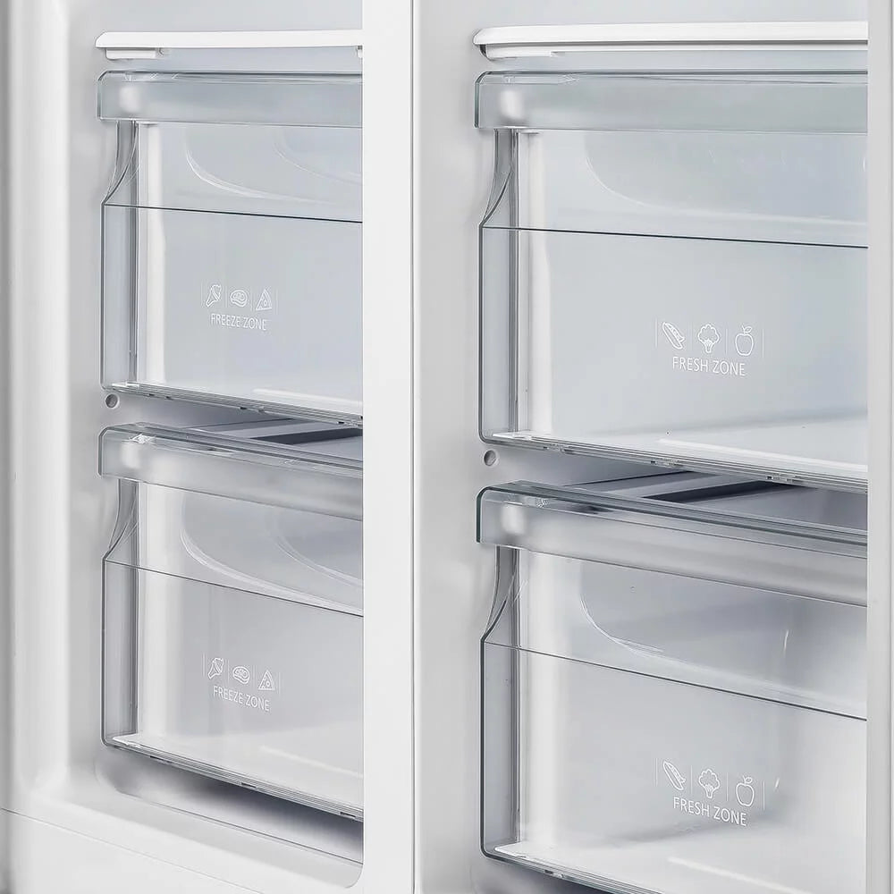 15.6 Cu. Ft. Stainless Side by Side Refrigerator L56742