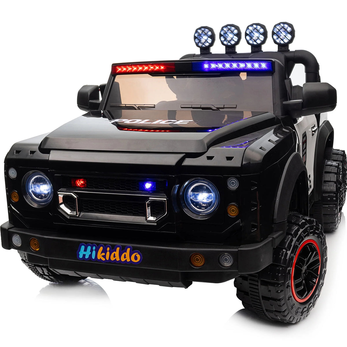 24V Kids Electric Ride on Toy Truck, 4WD 2 Seater C9497