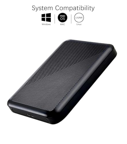 750GB Ultra Slim Portable External Hard Drive USB 3.0 HDD T8184