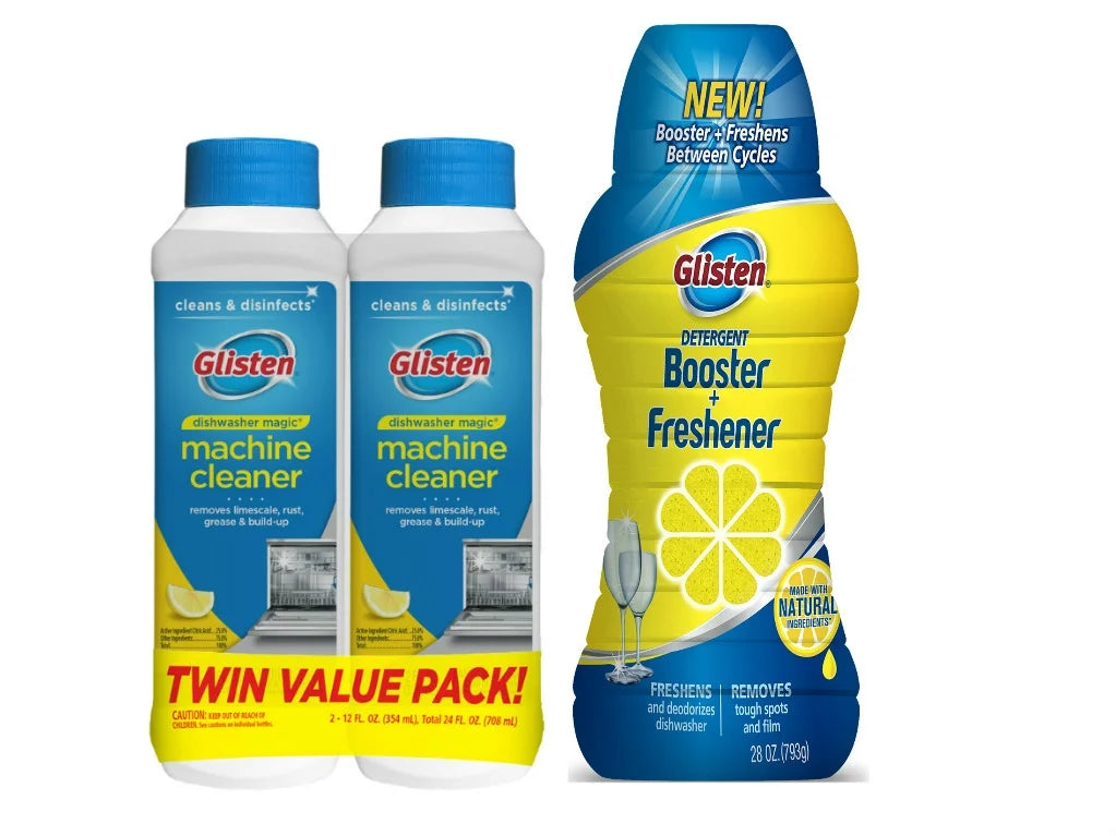 Dishwasher Cleaner and Detergent Booster 2-Pack U75482