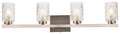 4 Lights Bath Sconce with Clear Shade Y693574