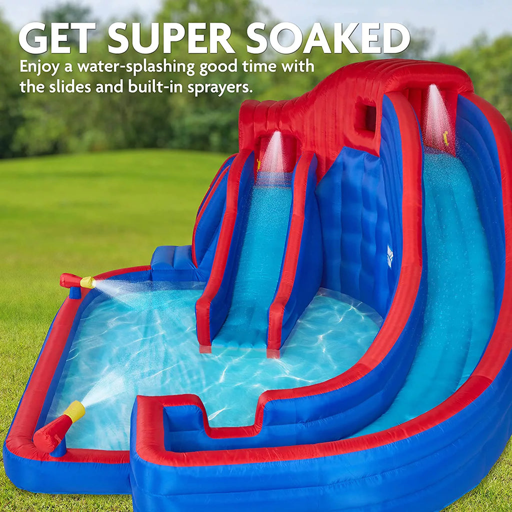 Inflatable Water Slide Park & Pool with Pump E619