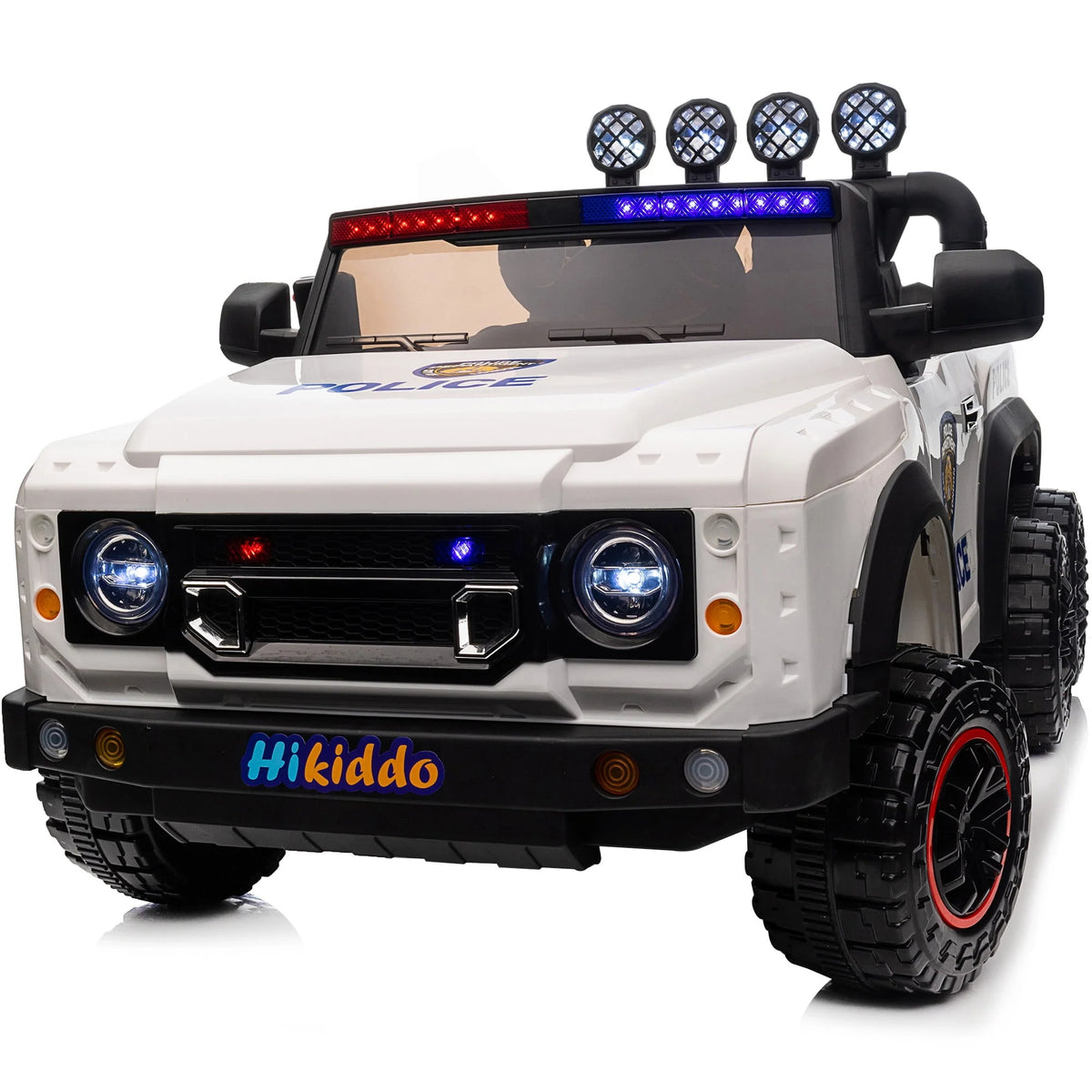 24V Kids Electric Ride on Toy Truck, 4WD 2 Seater C9497