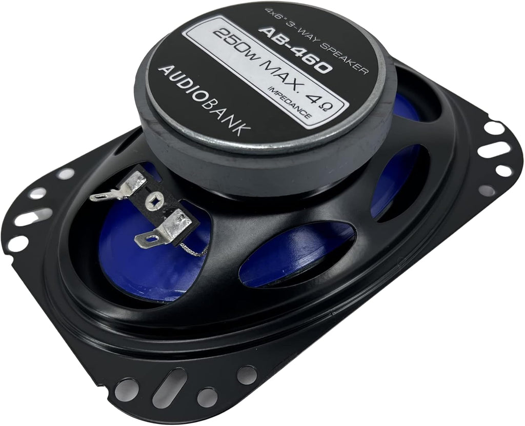 4x6 in 3-Way Coaxial Car Speakers 4 Ohm J815935
