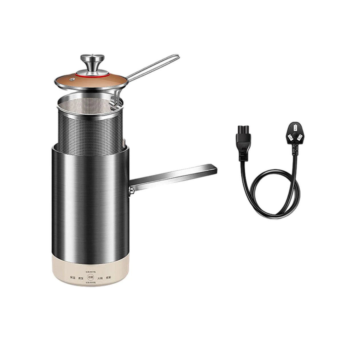 1.8L Stainless Steel Electric Deep Fryer with Basket H38537