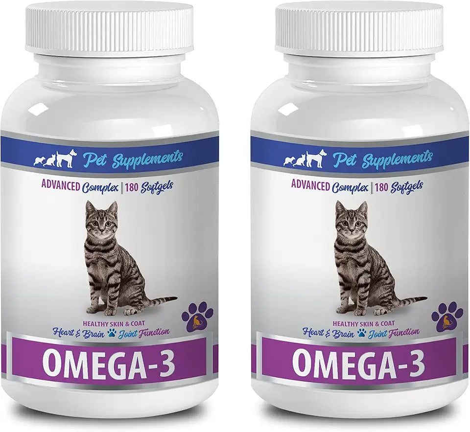 Omega 3 Fish Oil Capsules for Cats 360 Softgels X249478