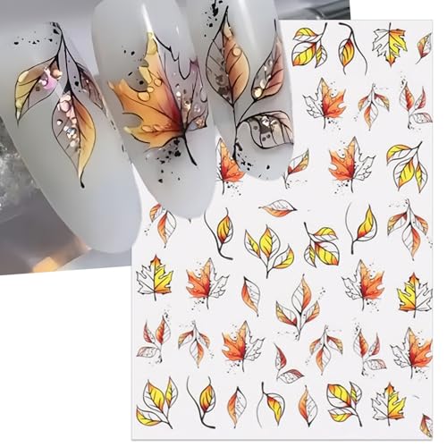 8 Holiday Nail Art Stickers Variety Pack M5102