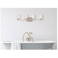 4 Lights Bath Sconce with Clear Shade Y693574