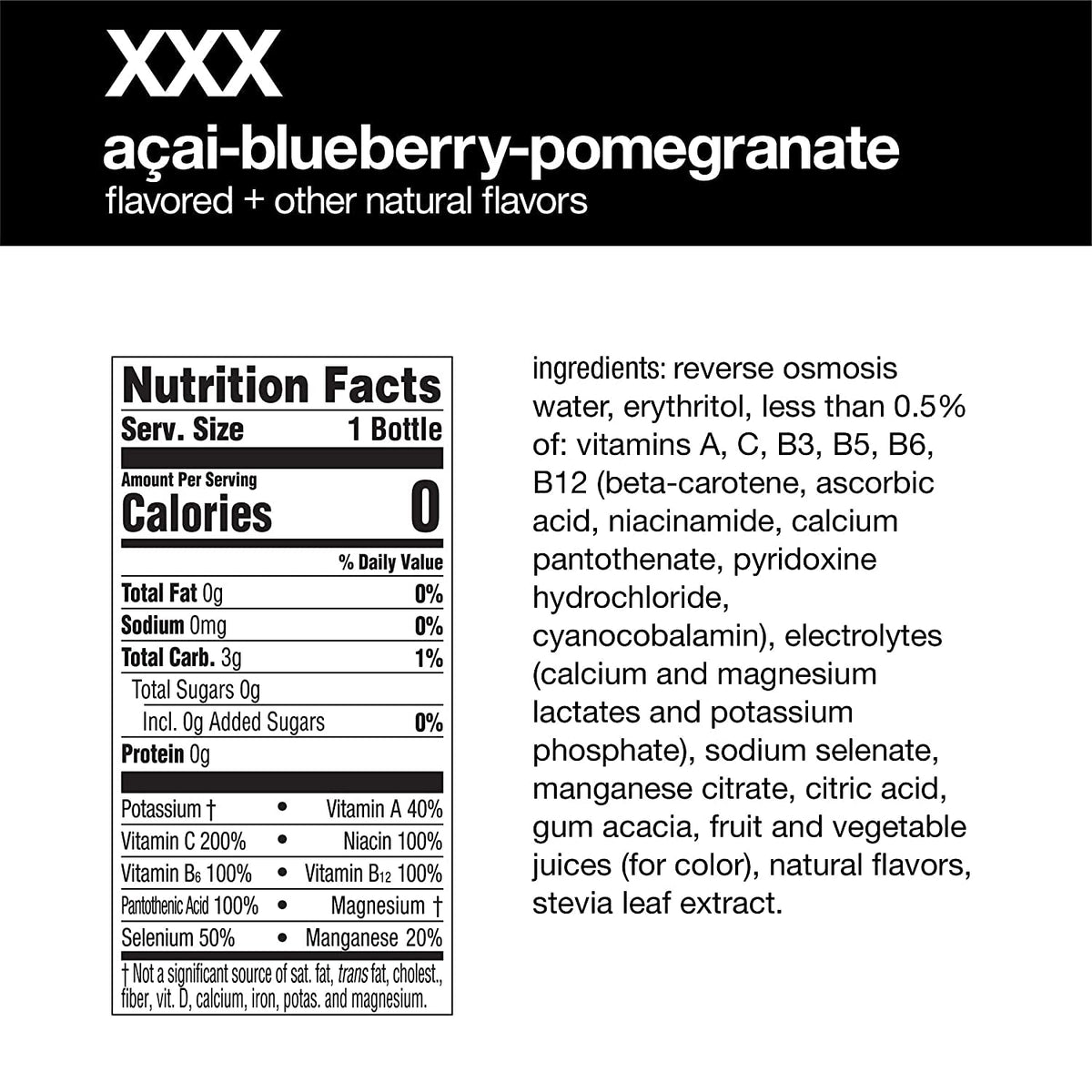 20 Fl Oz Nutrient Enhanced Flavored Water with Vitamins, Antioxidants, Electrolytes, Pack of 12 A1279