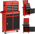 5 Drawer Rolling Tool Chest Cabinet with Wheels and Locking System R522