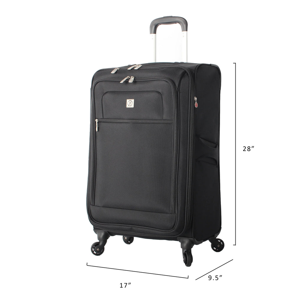 Black 28” Expandable Checked Luggage U237054