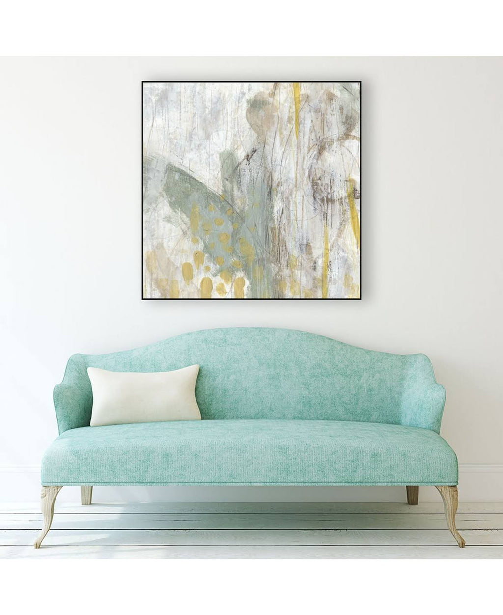 Tan Framed Canvas U51813