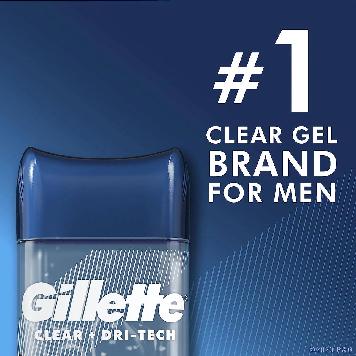 Clear Gel Deodorant Cool Wave 3.8 oz Pack of 4 U6532