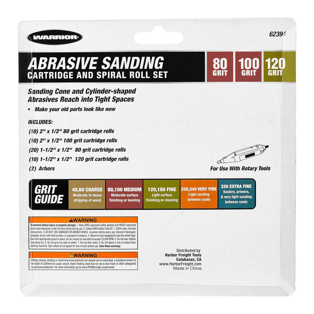 Sanding Cone Set, 52 Piece P207
