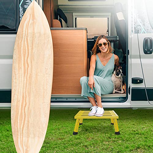 3-Level Adjustable Height Aluminum Folding RV Step S895