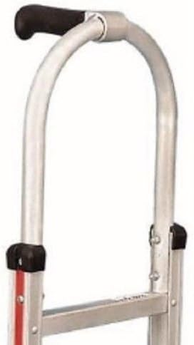 52" Tall Hand Truck with Single Grip Handle 18" Nose 10" Pneumatic Tire I400415