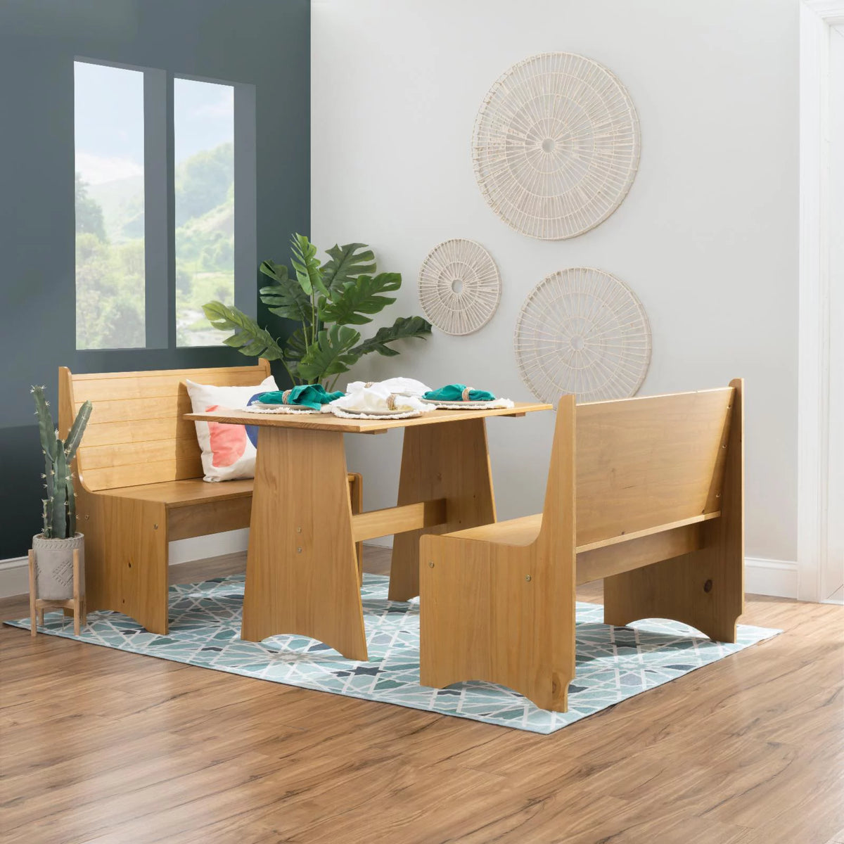 Dining Bench with Back L50196