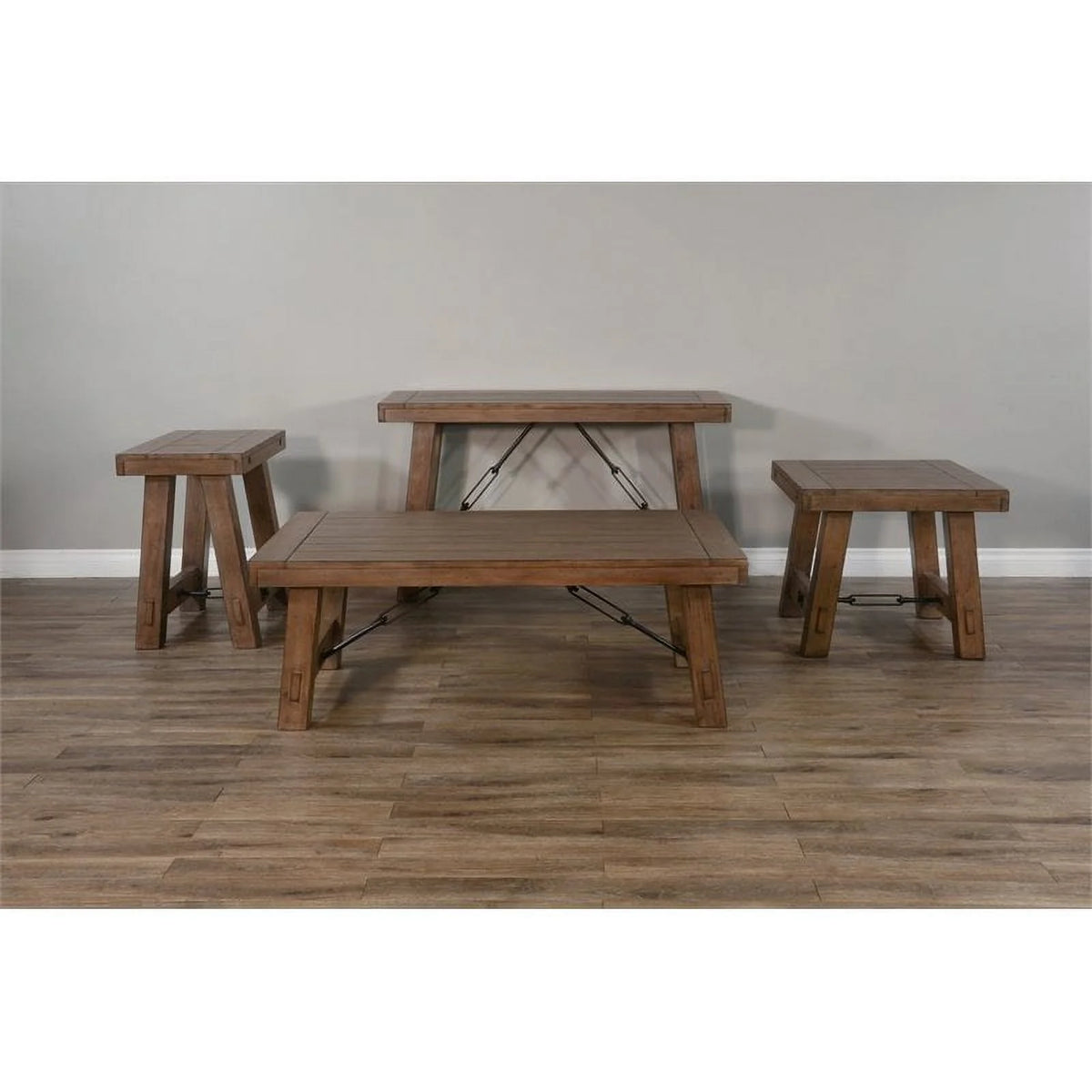 25" Mahogany Wood End Table R74884