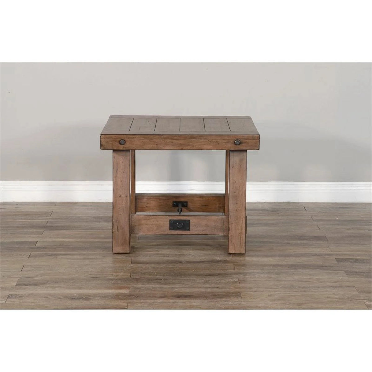 25" Mahogany Wood End Table R74884