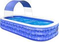 Inflatable Swimming Pool with Canopy G262995