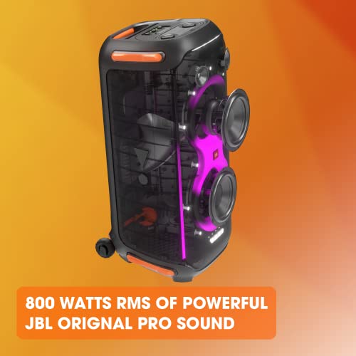 Black Party Speaker with Handle Wheels L994