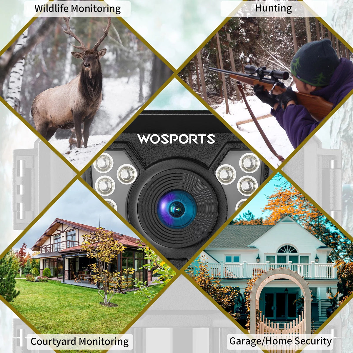 Mini Trail Camera 24MP 1080P Waterproof Infrared S868913