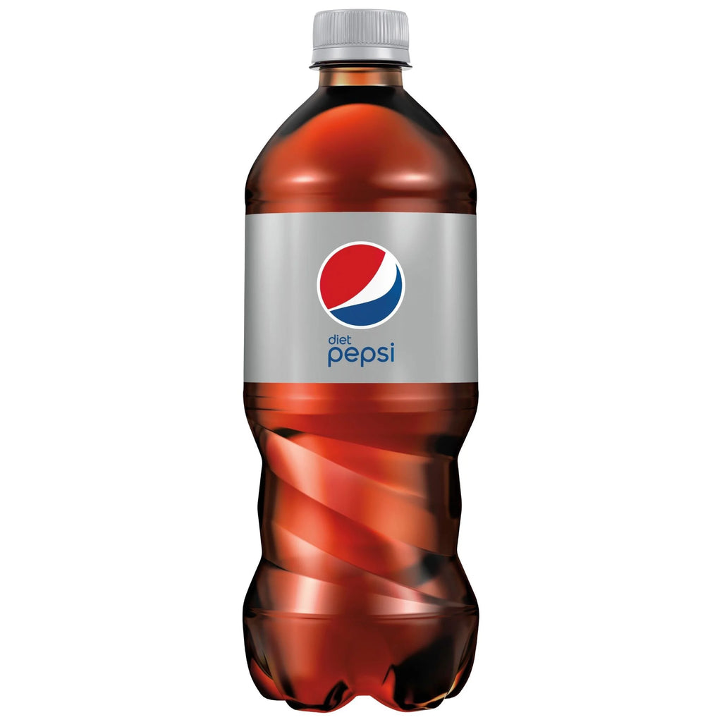 12 Pc Diet Pepsi Soda 20oz Bottles V4358