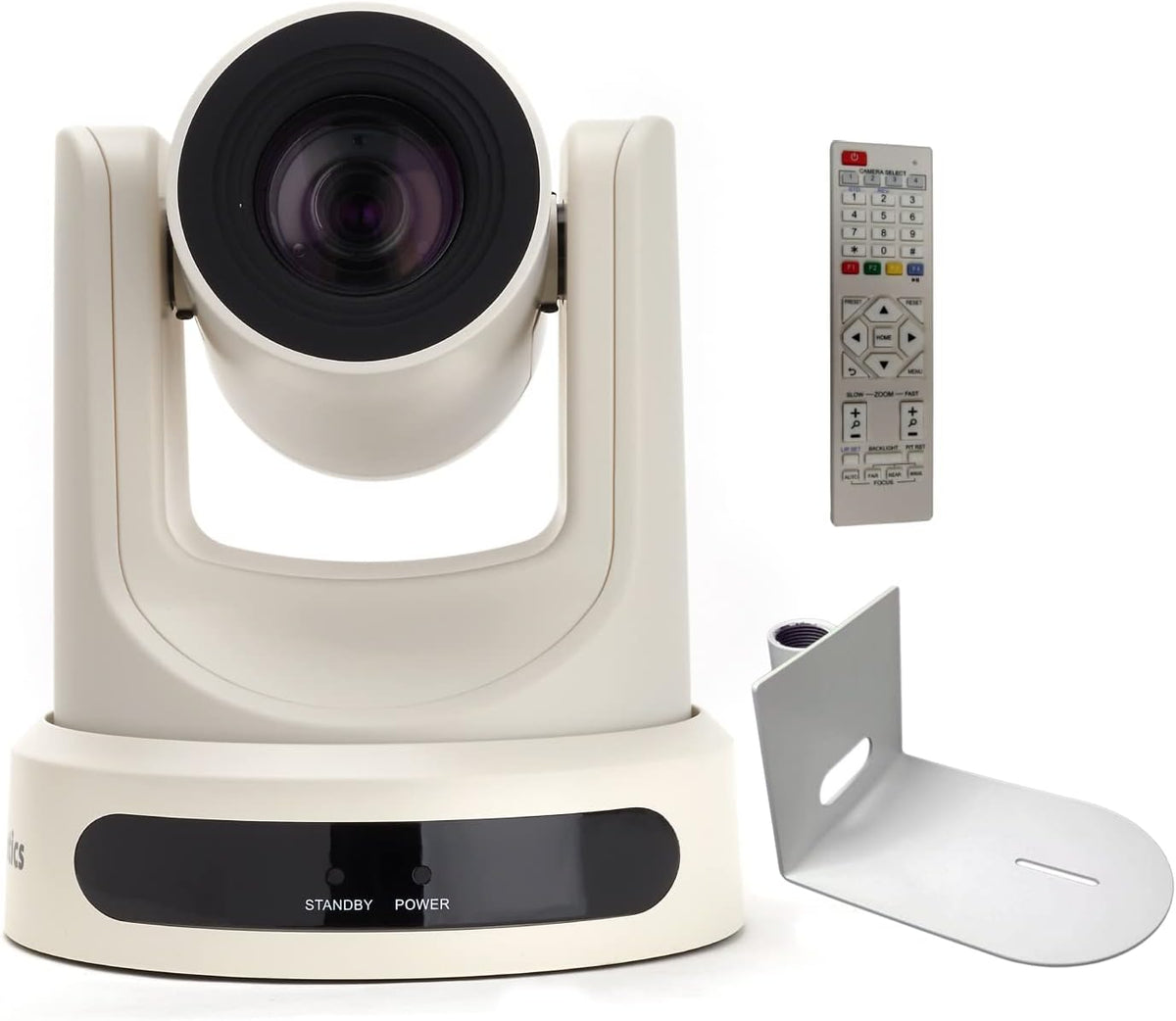 White 12X-SDI Optical Zoom Indoor Camera with Small Pole Mount G2353
