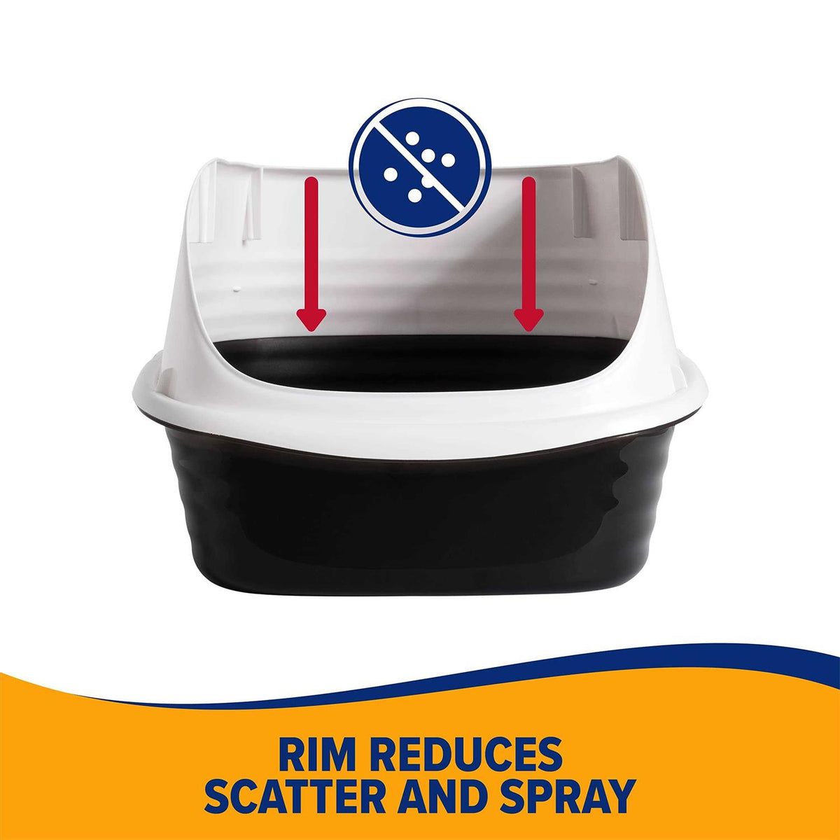 Large Rimmed Litter Pan G4335
