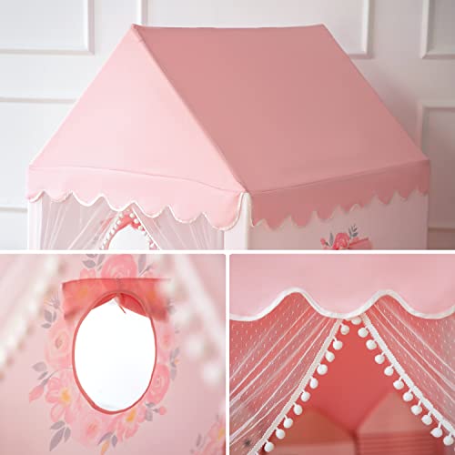 Large Playhouse Kids Play Tent with Padded Mat V858930