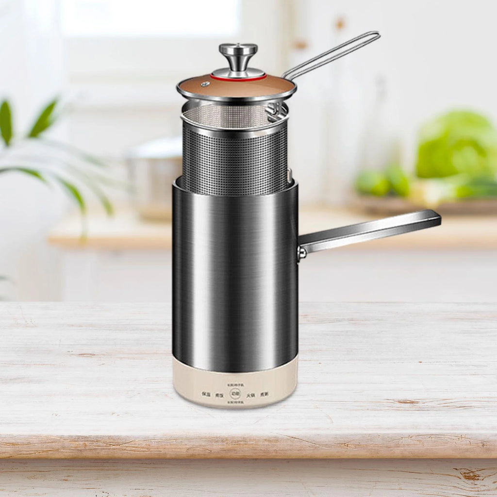 1.8L Stainless Steel Electric Deep Fryer with Basket H38537