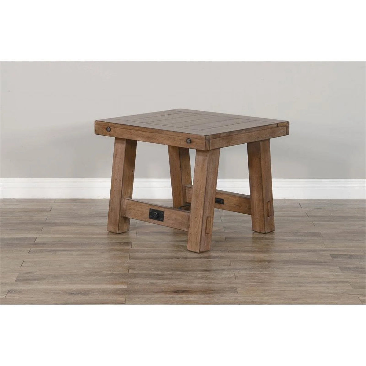 25" Mahogany Wood End Table R74884