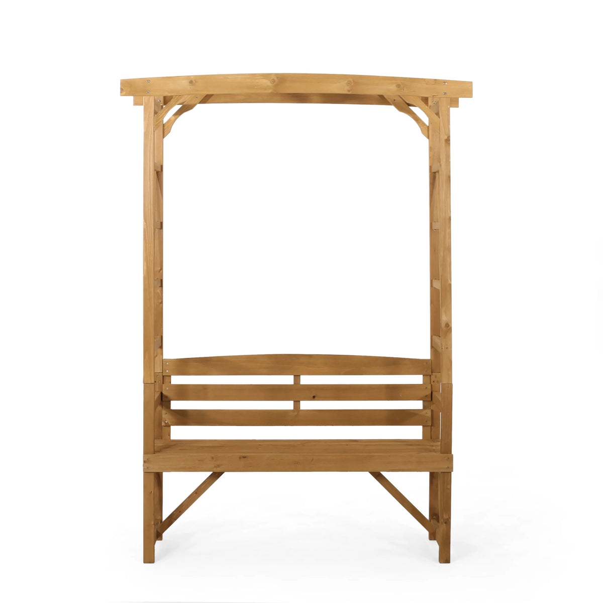 Outdoor Fir Wood Arbor Bench U945