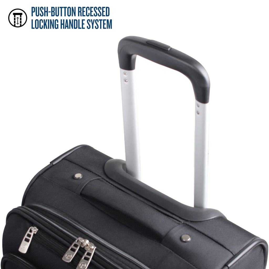 Black 28” Expandable Checked Luggage U237054