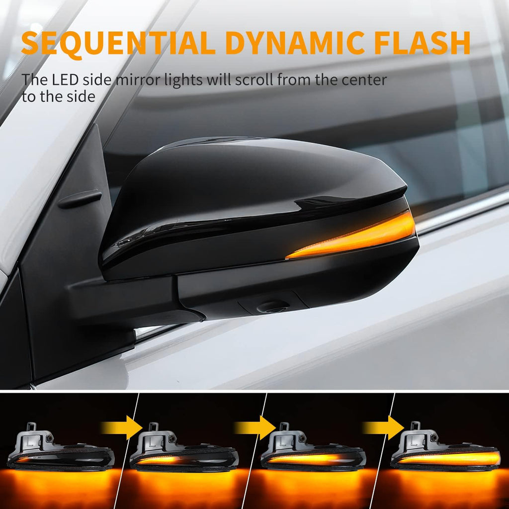 Smoked Led Mirror Turn Signal Indicator Lights N93732