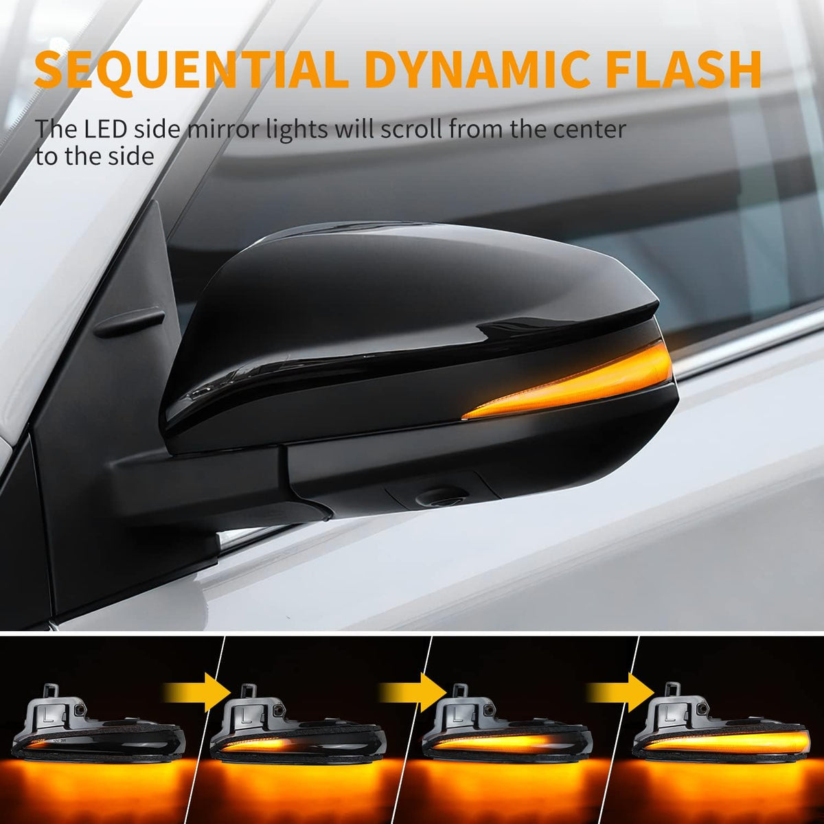 Smoked Led Mirror Turn Signal Indicator Lights N93732