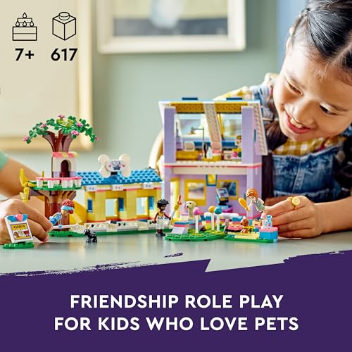 Dog Rescue Center Pet Animal Playset with Mini-Dolls P8311