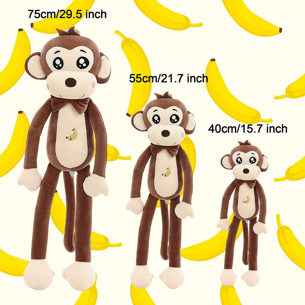 22" Brown Monkey Plush Stuffed Animal Toy M72608