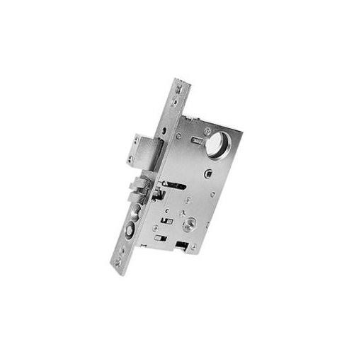 2.5 in. Satin Brass Right Hand Entrance Less Cylinder with Backset F5522