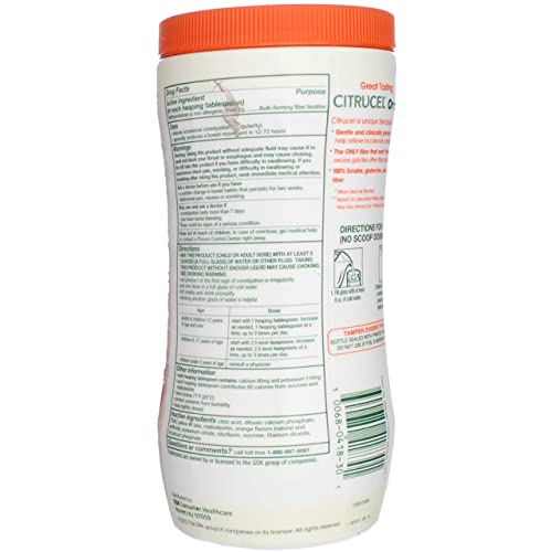 Orange Flavor Fiber Therapy Powder, 30 ounce (Pack of 3) O480046