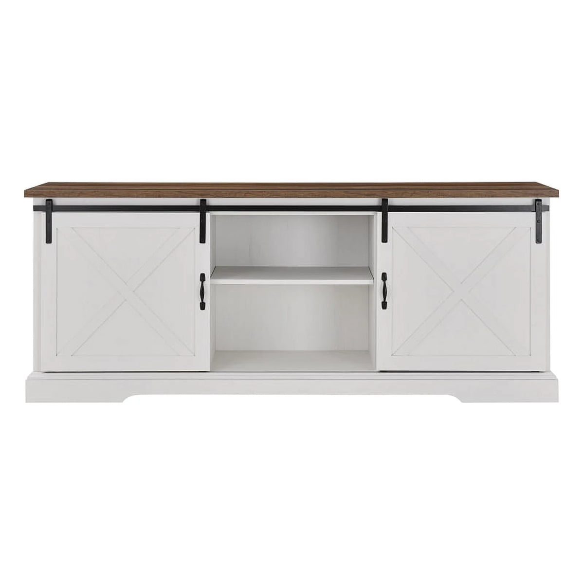 70" Farmhouse Wood TV Stand U421
