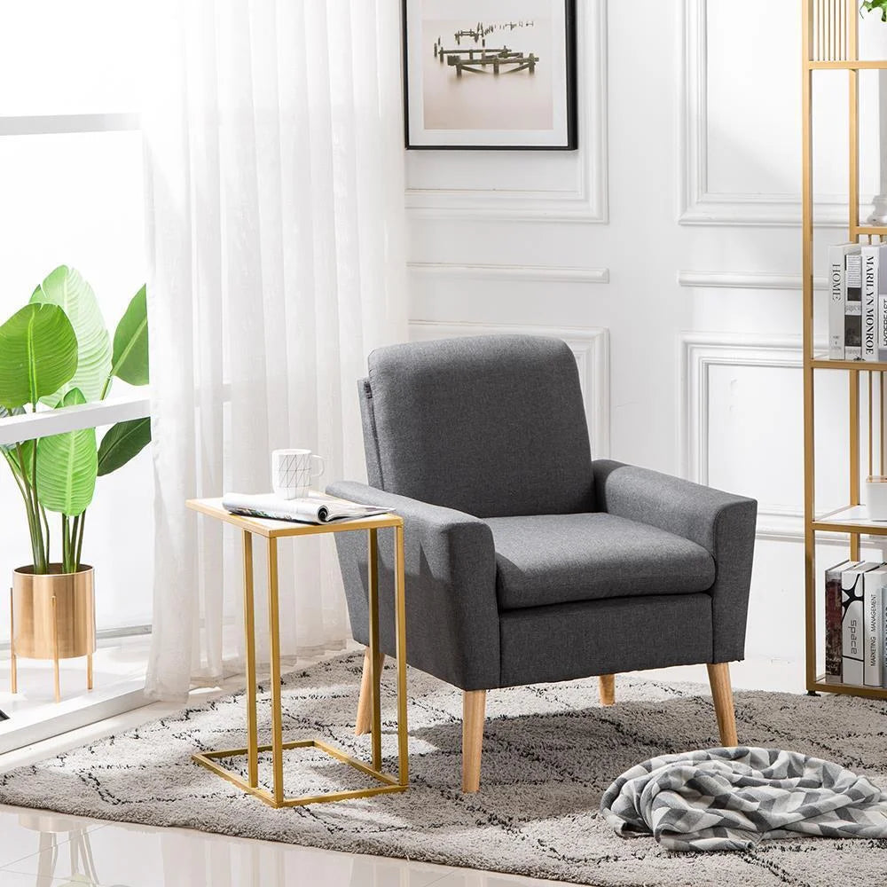 White Marble Top Sofa Side Table N7670