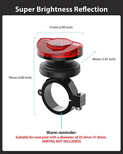 Bike Mount for Apple AirTag J1306