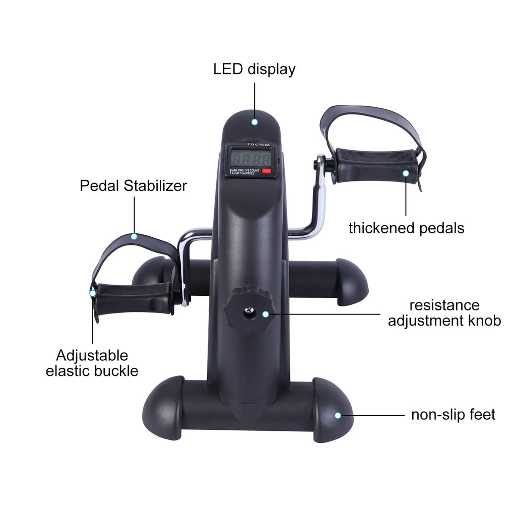 Mini Multi-Functional Stepper Exercise Bike with LCD Screen H813825