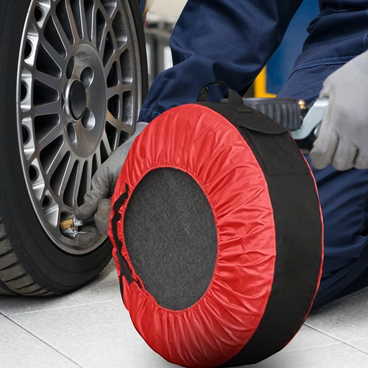 RV Spare Tire Cover for Trailer Camper P49619