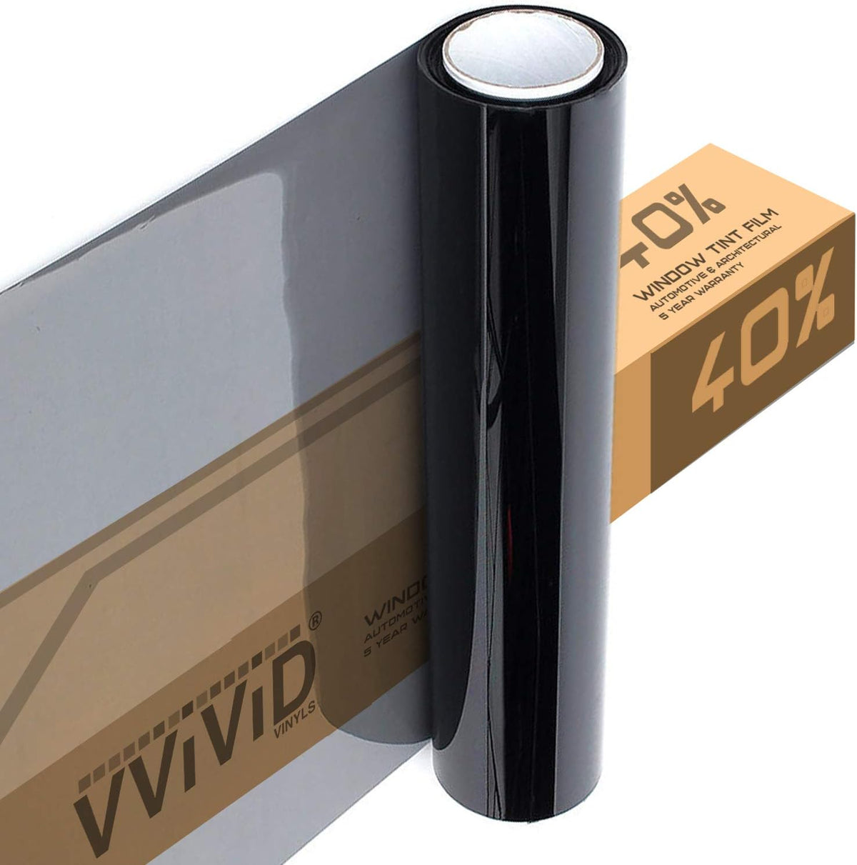 Window Tint Film 50 Square Foot 40 Percent Vlt Pack of 2 D71160