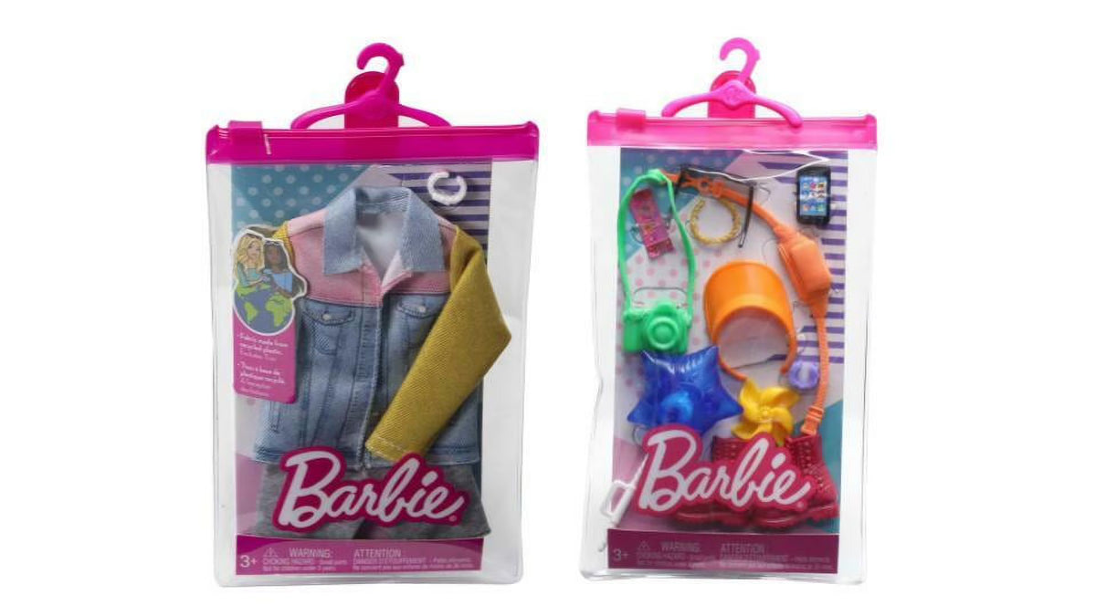 Barbie Fashion Pack Long Sleeve Denim Jacket & Accessories J56043