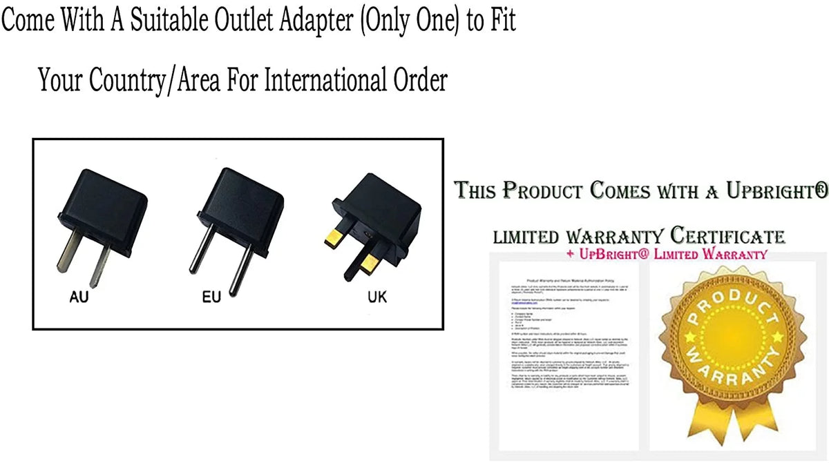 12V 1250mA AC Adapter O97942