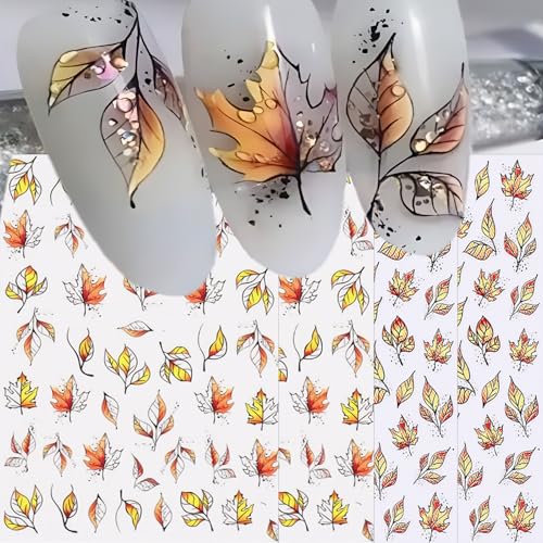 8 Holiday Nail Art Stickers Variety Pack M5102