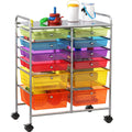 12 Drawers Rolling Storage Cart L908461